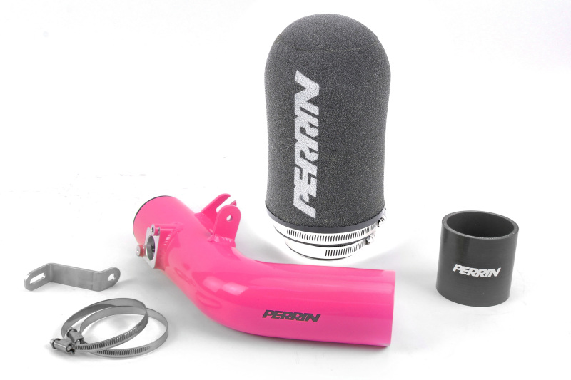 Subaru WRX STI Performance Air Intake - Perrin Performance - Cold Air - Hyper Pink - `08-`15